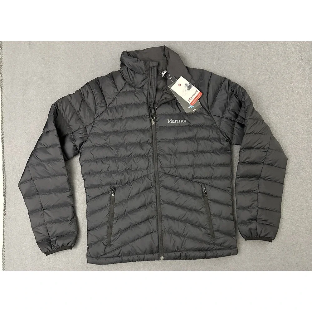 Marmot Men's Highlander 700-fill Down Puffer Jacket Medium Black NEW! $225!